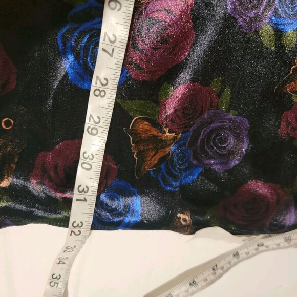 Hot Topic Black Floral Mini Dress - Picture 6 of 8